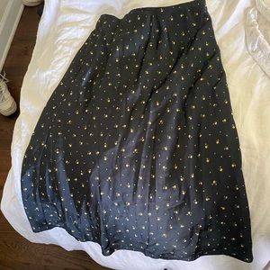 Abercrombie and fitch satin skirt